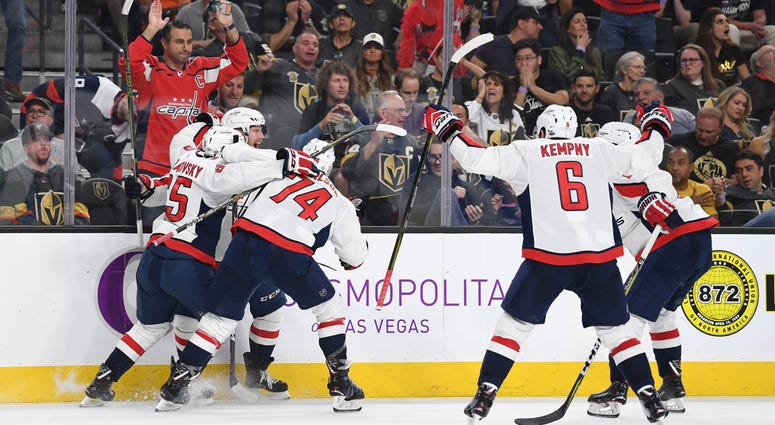 Caps celebrate Lars Eller's Game 5 game-winning goal Lars_Eller_Game_5_Goal
