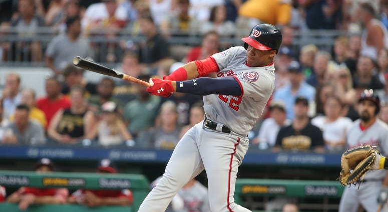 Juan Soto singles against the Pirates Juan_Soto