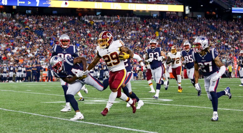 Redskins running back Derrius Guice's health is a question mark. Redskins Questions: Can running back Derrius Guice stay healthy?