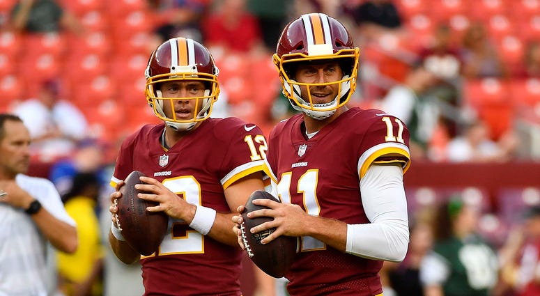 Alex Smith and Colt McCoy of the Washington Redskins. Alex_Smith_Colt_McCoy