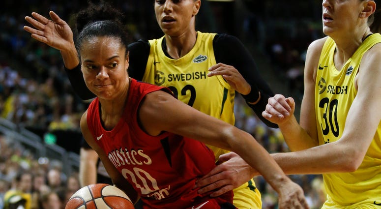 Kristi Toliver of the Washington Mystics. Kristi_Toliver