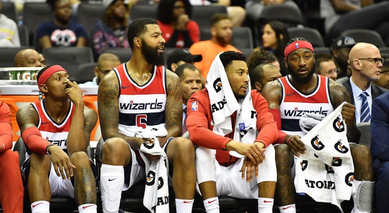 Washington Wizards look to surprise in 2019. Washington_Wizards_Bench
