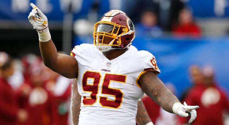 Daron Payne of the Washington Redskins. Daron_Payne