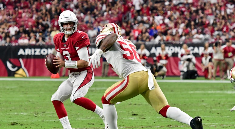 Reuben Foster chases down Cardinals QB Josh Rosen Reuben_Foster