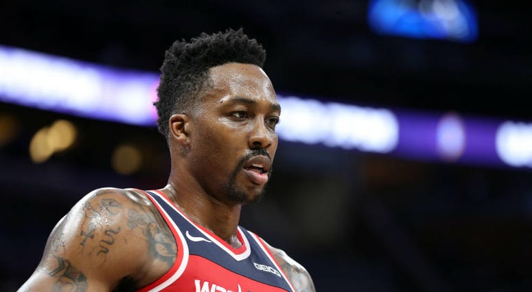 Washington Wizards' Dwight Howard. Dwight_Howard_Wizards