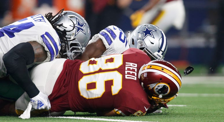 Jordan Reed of the Washington Redskins. Jordan_Reed_Cowboys