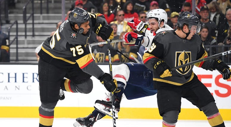 Ryan Reaves crashes into Tom Wilson Alan May agrees with NHL on not suspending Ryan Reaves