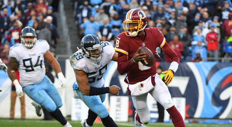 Redskins QB Josh Johnson. Josh_Johnson_Redskins