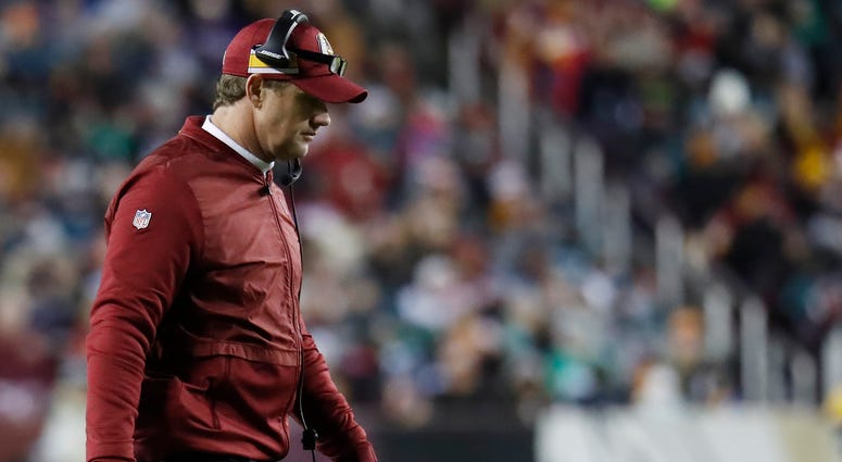 Jay Gruden of the Washington Redskins jay-gruden-redskins-eagles
