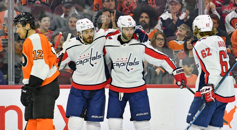 Brett Connolly celebrates first-period goal against the Flyers The Metro is a pit of vipers, but the Caps are holding the line