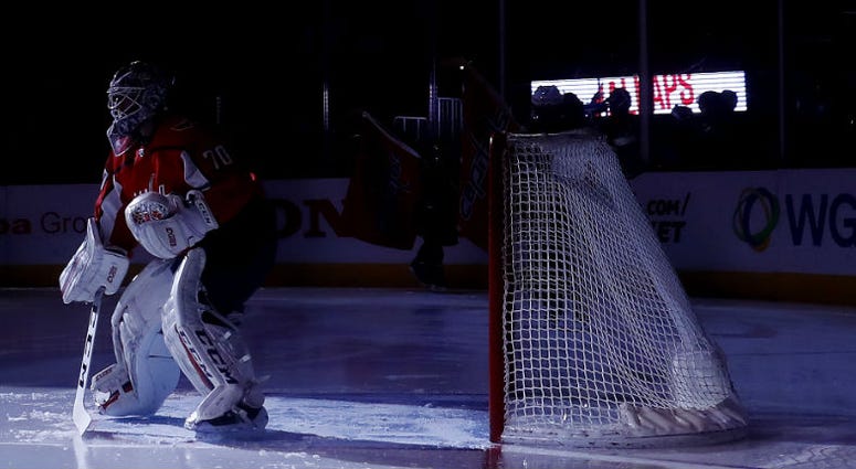 Capitals goaltender Braden Holtby has stepped up his play. Capitals goaltender Braden Holtby has stepped up his play entering the Playoffs.