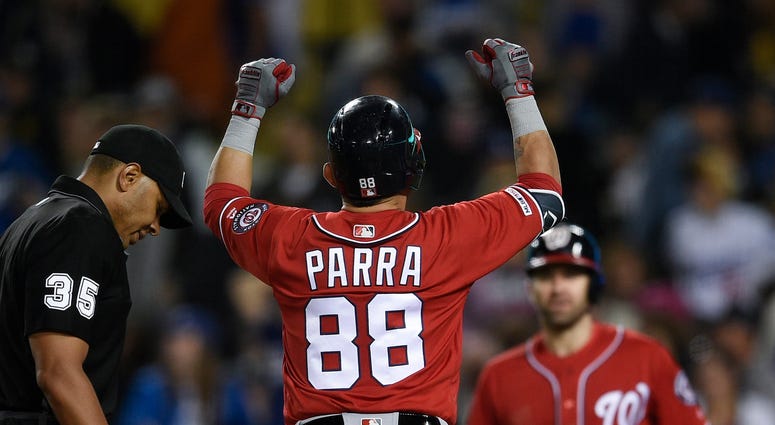 Gerardo Parra of the Washington Nationals gerardo_parra_nats