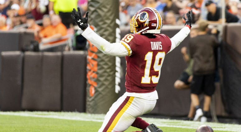 Redskins WR Robert Davis is on the 53-man roster. Redskins go with functional over flashy final roster