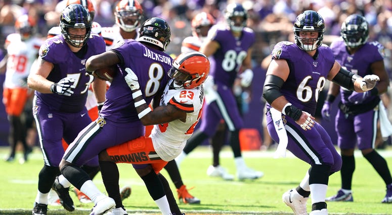 Damarious Randall sacks Ravens QB Lamar Jackson. Unsigned free agents the Redskins should go pursue