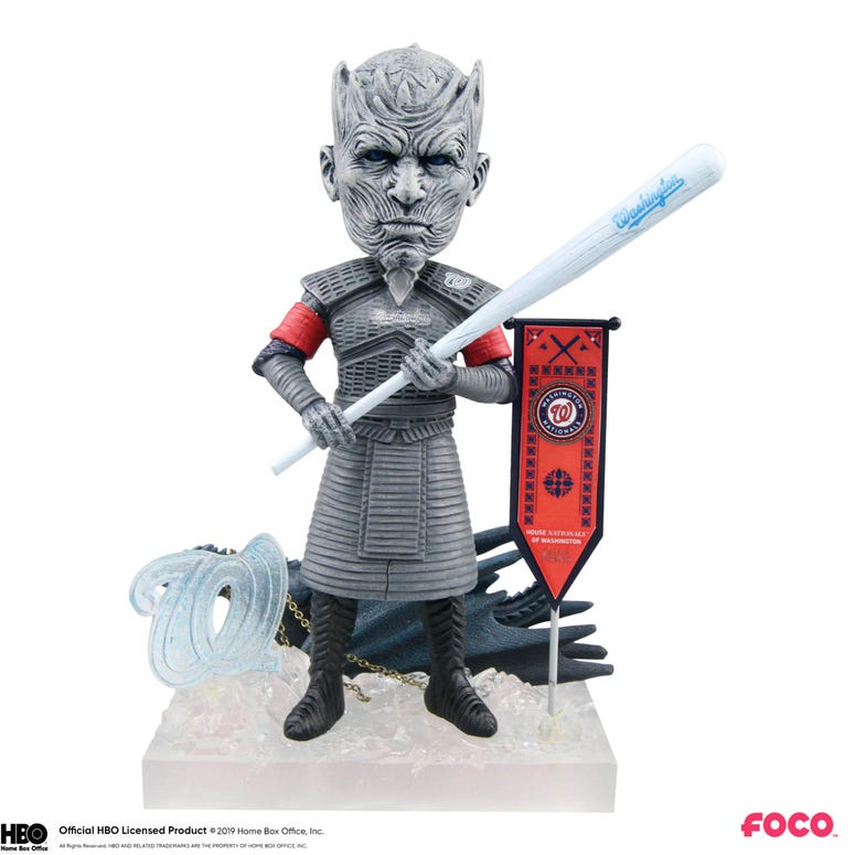 The Nationals-themed Night King bobbleheads are just $45. Nationals Night King Game of Thrones Bobblehead
