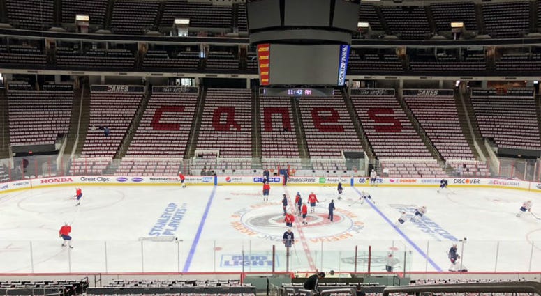 The Hurricanes sent the Caps a message as they arrived at PNC Arena for Game 4 Thursday 'canes' troll the Caps before Game 4, Caps hit back twice as hard