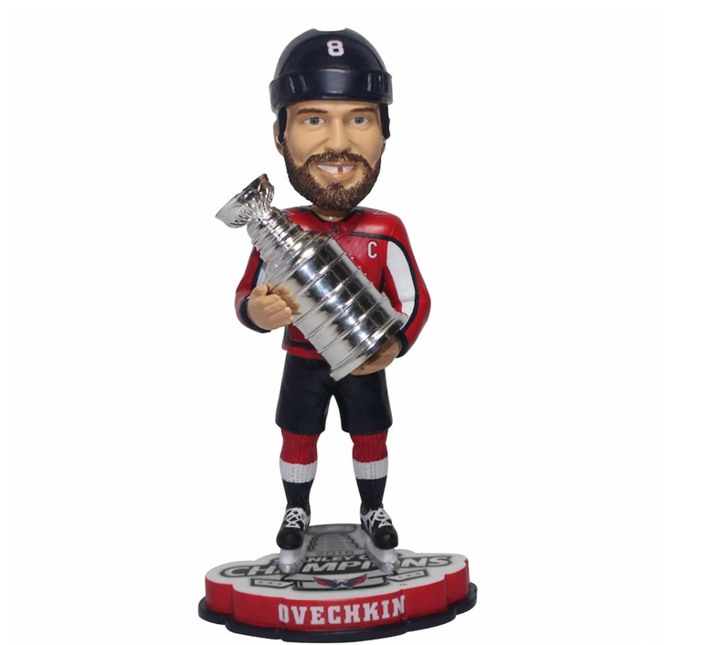 Alex Ovechkin Bobblehead Stanley Cup Bobblehead Gift Idea for Caps fan