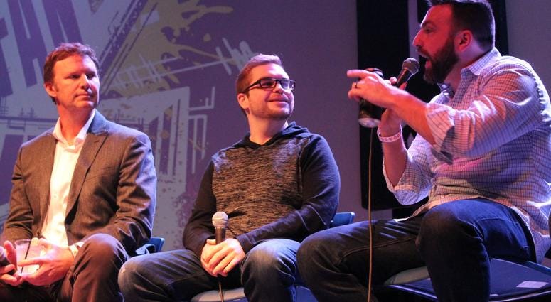 Uncensored and hilarious: Photos from the second annual "The Fan LIVE" -- sponsored by Purple Heart -- at the Tally Ho Theater on 1/26/18.