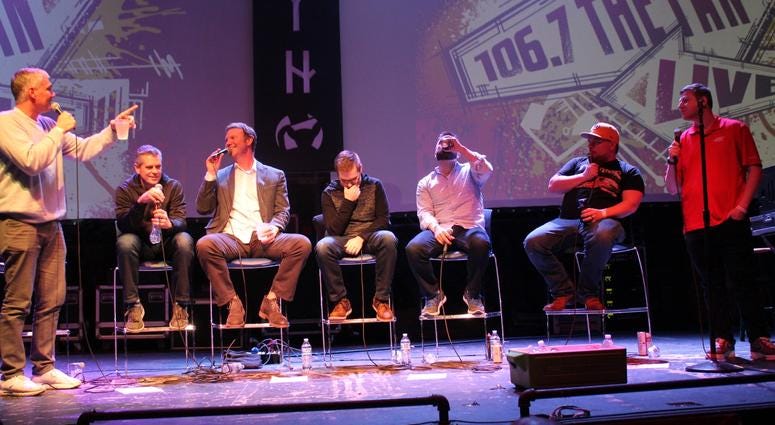 Uncensored and hilarious: Photos from the second annual "The Fan LIVE" -- sponsored by Purple Heart -- at the Tally Ho Theater on 1/26/18.