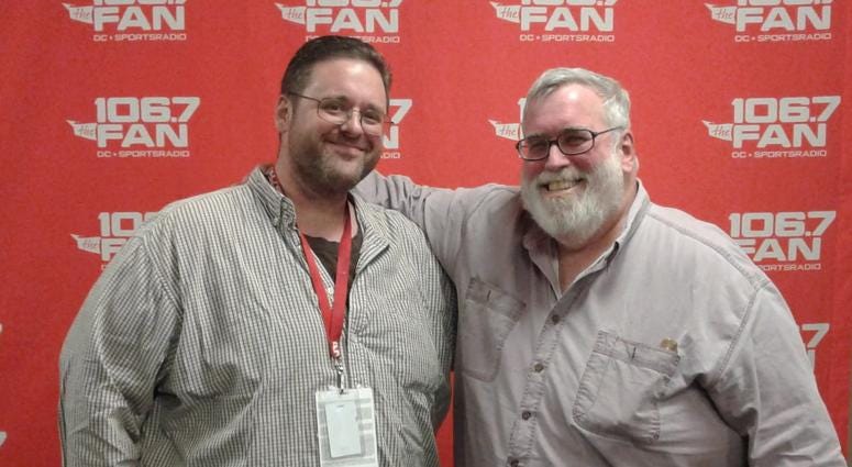 Pictured: Thom Loverro and Chris Russell, when they were still friends. Thom_Loverro_Chris_Russell
