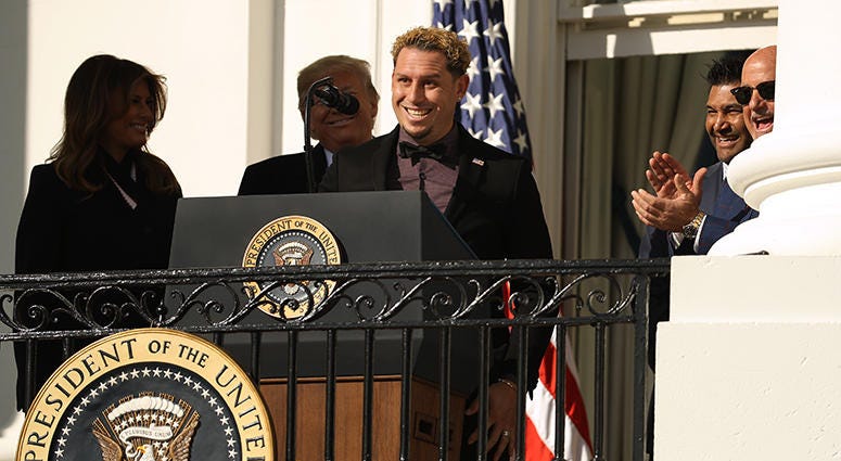 Asdrubal Cabrera – Nationals' White House Visit Asdrubal Cabrera – Nationals' White House Visit