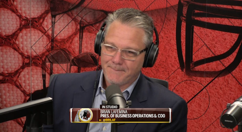 Redskins President of Business Operations/COO Brian Lafemina Brian_Lafemina