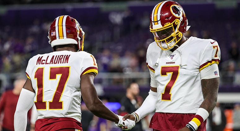 Dwayne Haskins to make first start for Redskins vs. Bills Dwayne Haskins to make first start for Redskins vs. Bills
