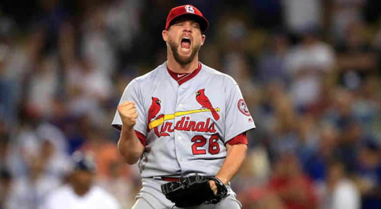 Bud Norris celebrates a strikeout. Bud_Norris