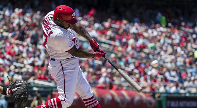 Super-utility player Howie Kendrick has been hot for Nats. Nationals get postseason test vs. Cubs