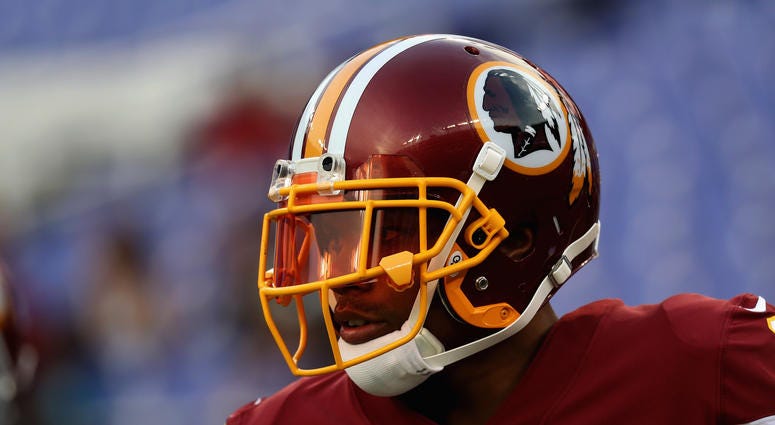 Terrelle Pryor was stabbed and arrested Saturday. Terrelle Pryor of the Washington Redskins warms up before the start of a preseason game.