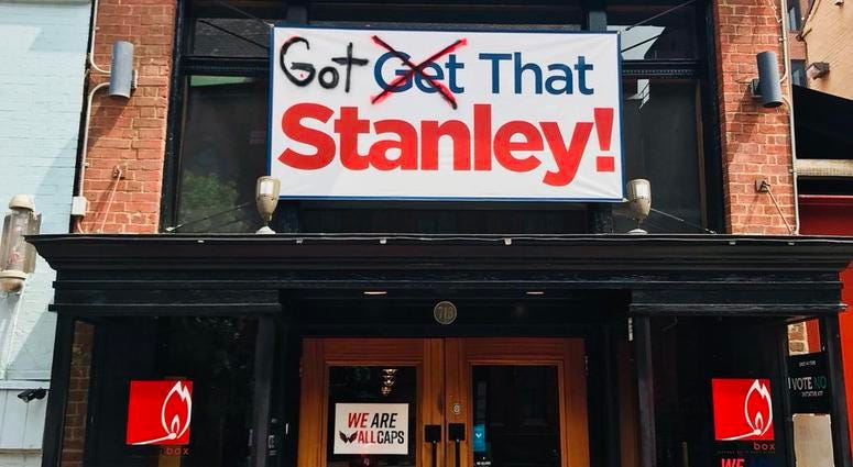 Matchbox makes a long-awaited change to its 'Get That Stanley' sign Got_That_Stanley_Matchbox