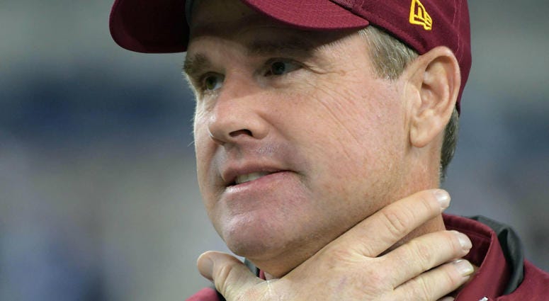 Jay Gruden prior to a Nov. 2017 game against the Cowboys Jay-Gruden