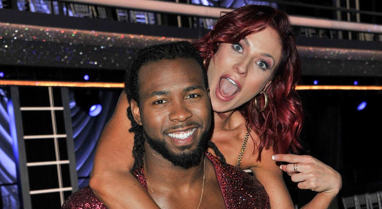 Josh Norman with 'Dancing With The Stars' partner Sharna Burgess in April 2018 Josh_Norman_Dancing_With_The_Stars
