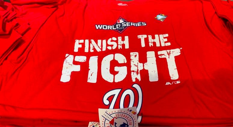 Nationals Finish The Fight Shirt Nationals Finish The Fight Shirt