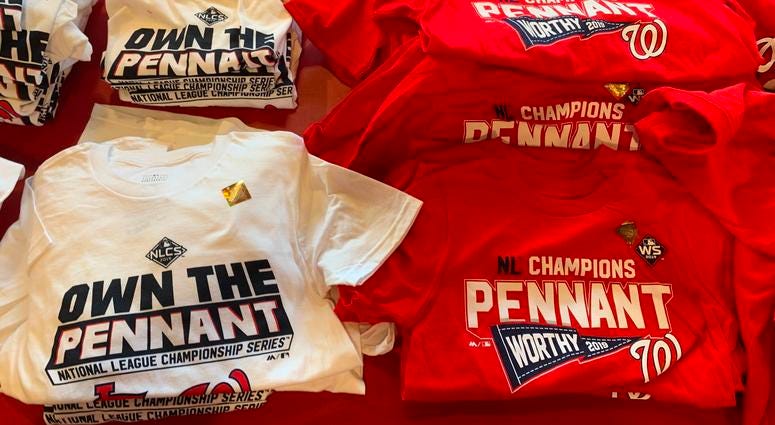Nationals NL Pennant T-Shirts Nationals NL Pennant T-Shirts
