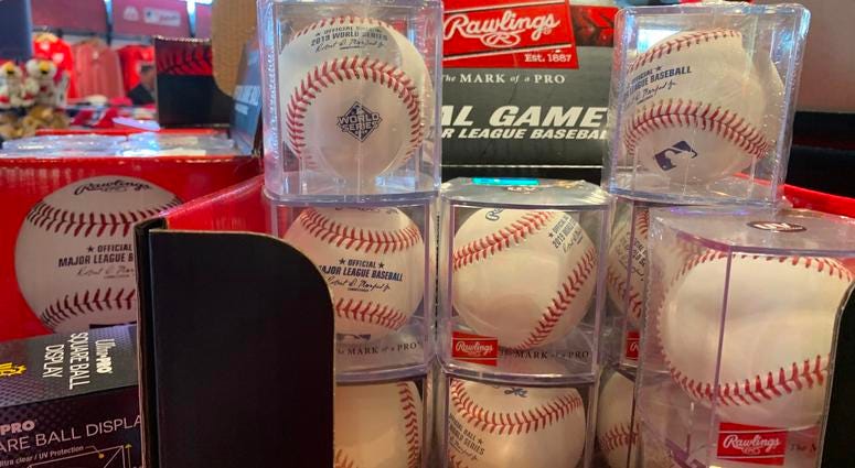 Nationals World Series Baseballs Nationals World Series Baseballs