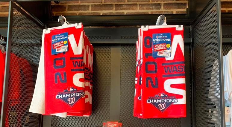 Nationals World Series Bench Towel Nationals World Series Bench Towel
