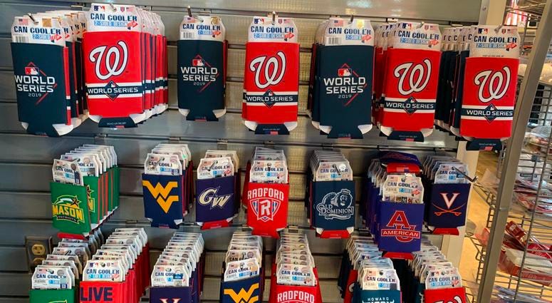 Nationals World Series Koozies Nationals World Series Koozies