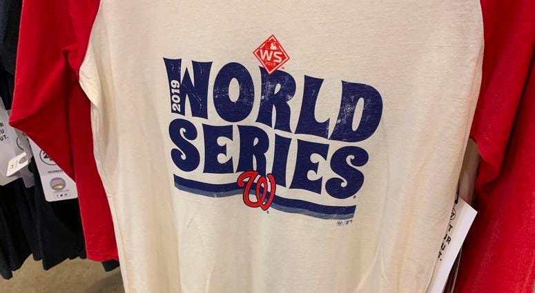 Nationals World Series Quarter Sleeve Shirt Nationals World Series Quarter Sleeve Shirt