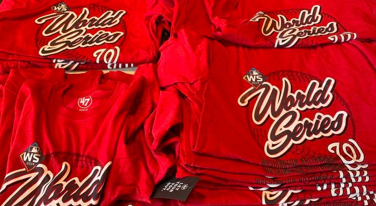 Nationals World Series Shirts Nationals World Series Shirts