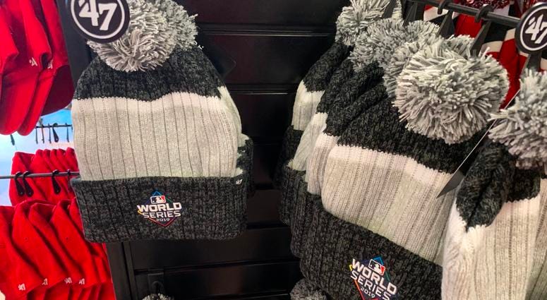 Nationals World Series beanies Nationals World Series beanies