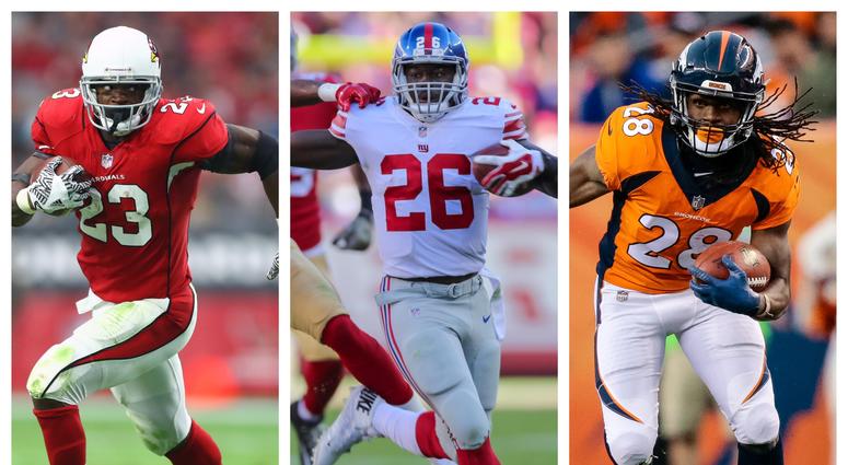 Adrian Peterson, Orleans Darkwa and Jamaal Charles peterson_darkwa_charles