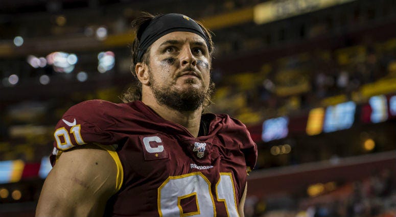 Ryan Kerrigan to miss first game of nine-year NFL career Ryan Kerrigan to miss first game of nine-year NFL career