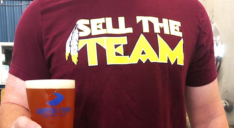 Local brewer takes aim at Redskins owner with 'Sell The Team!' IPA VA brewer takes aim at Dan Snyder with 'Sell The Team!' IPA