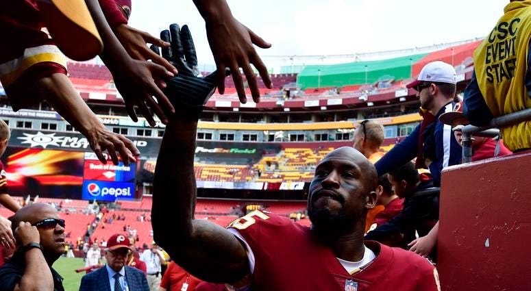 Vernon Davis of the Washington Redskins vernon_davis_redskins
