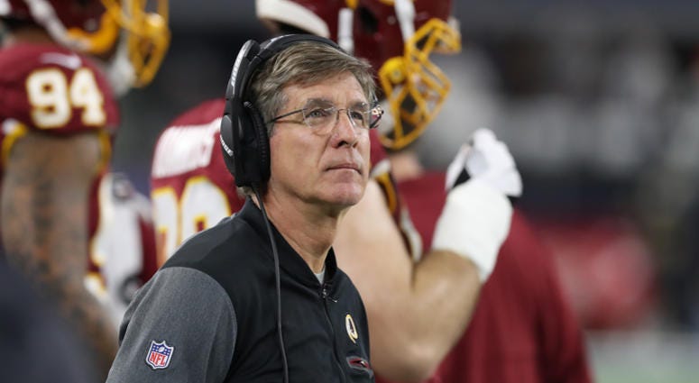 Redskins offensive line coach Bill Callahan Bill Callahan more likely to leave Redskins than Jim Tomsula