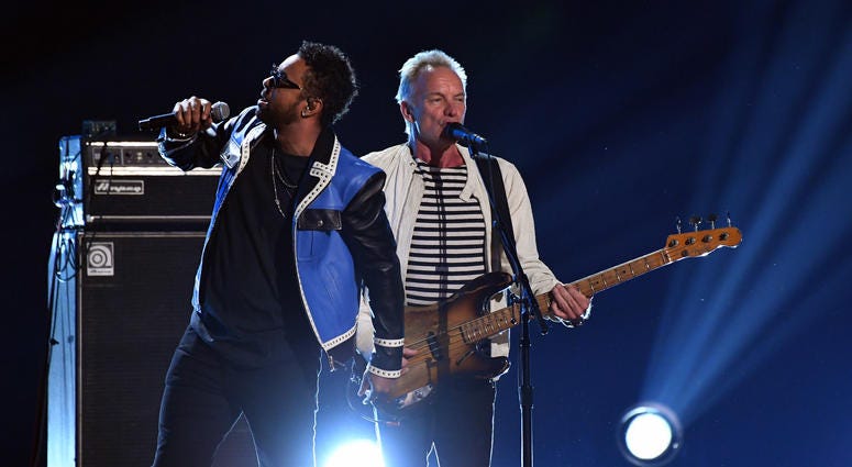 Sting and Shaggy perform at the Grammy Awards Sting_Shaggy_Album