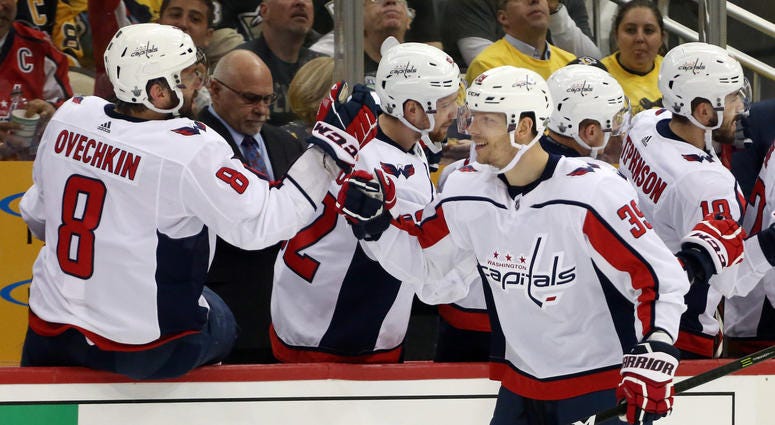 Alex Chiasson scores a goal in Game 6 against Pittsburgh Alex_Chiasson_Game_6_Goal_Pittsburgh