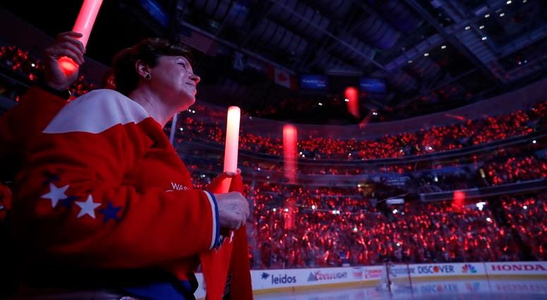 Washington Capitals celebrate capitals_caps_fan