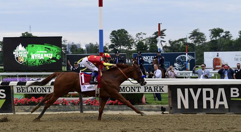 Justify wins the 150th running of the Belmont Stakes Justify_Triple_Crown